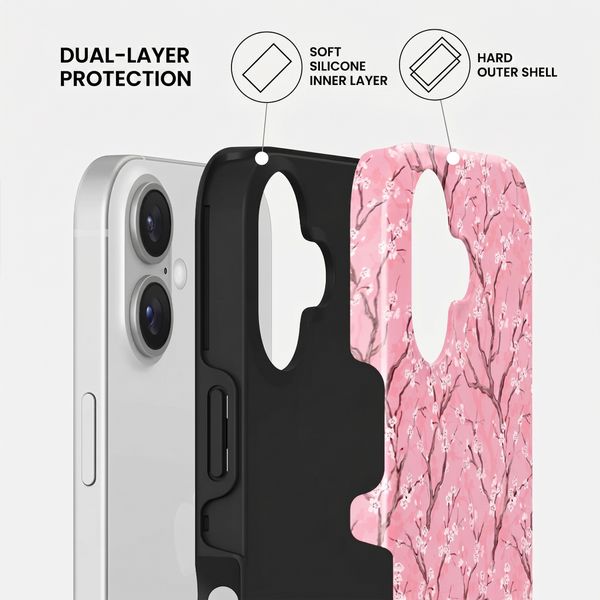 Burga Tough Back Cover with MagSafe Apple iPhone 16 - Sakura