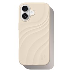 iDeal of Sweden Soft Swirl Silicone MagSafe Case Apple iPhone 16 - Cloud Dancer