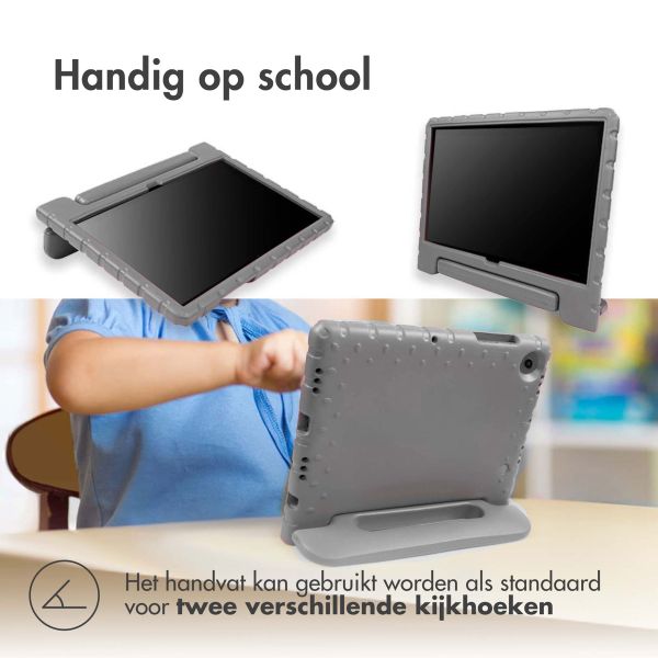 imoshion Kidsproof Backcover met handvat iPad 7 (2019) / iPad 8 (2020) / iPad 9 (2021) 10.2 inch - Grijs