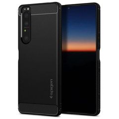 Spigen Rugged Armor Backcover Sony Xperia 1 III - Zwart