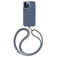 Coehl Muse MagSafe Backcover met koord iPhone 15 Pro Max - Sapphire Blue