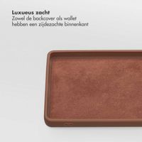 Selencia Olyn Uitneembare Bookcase met MagSafe Samsung Galaxy S24 Ultra - Bruin