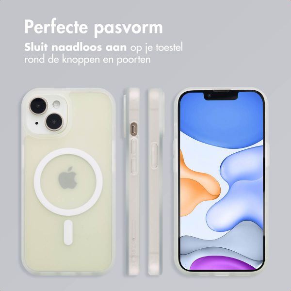 imoshion Color Guard Backcover met MagSafe Apple iPhone 15 - Wit