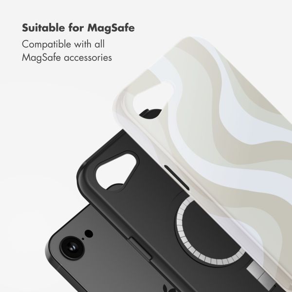 Selencia Vivid Case with MagSafe Apple iPhone 17e / 16e - Desert Waves Beige