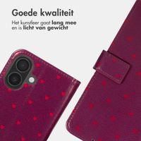 imoshion Design Bookcase Apple iPhone 16 - Crush Check Coral Dust