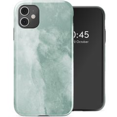 Selencia Vivid Backcover iPhone 11 - Marble Grayed Jade