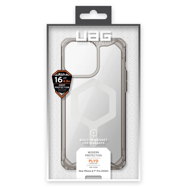 UAG Plyo Backcover MagSafe iPhone 14 Pro Max - Ash