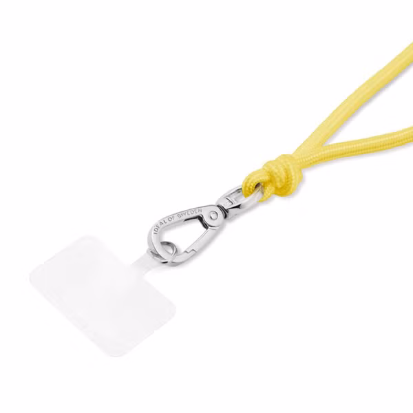 iDeal of Sweden Cord Phone Strap Universal - Telefoonkoord - Universeel - Soft Lemon Ombre