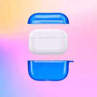 imoshion Neon Case Apple AirPods Pro 2  - Kobaltblauw