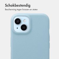 imoshion Texture Backcover Apple iPhone 15 - Lichtblauw