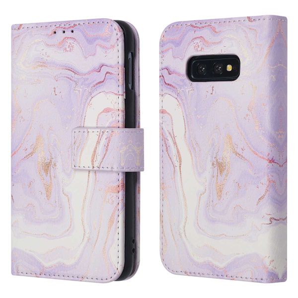 imoshion Design Bookcase Samsung Galaxy S10e - Purple Marble