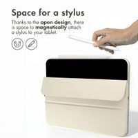 imoshion Magnetic Book Case Apple iPad 11 (2025) 11 inch A16 / iPad 10 (2022) 10.9 inch - Beige