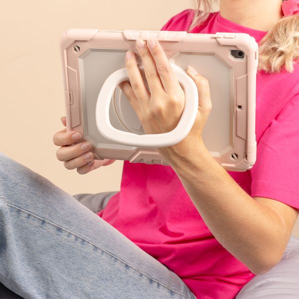 imoshion Rugged Kidsproof Backcover Samsung Galaxy Tab A9 Plus - Lichtroze