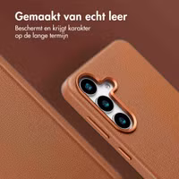 Accezz MagSafe Leather Backcover Samsung Galaxy S25 - Sienna Brown