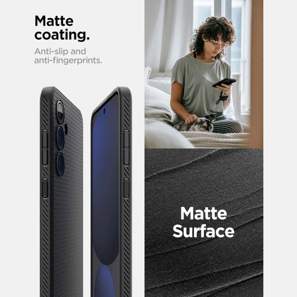 Spigen Liquid Air™ Backcover Samsung Galaxy S24 FE - Matte Black