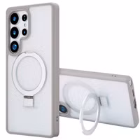 Accezz Ring Stand Backcover met MagSafe Samsung Galaxy S25 Ultra - Grijs