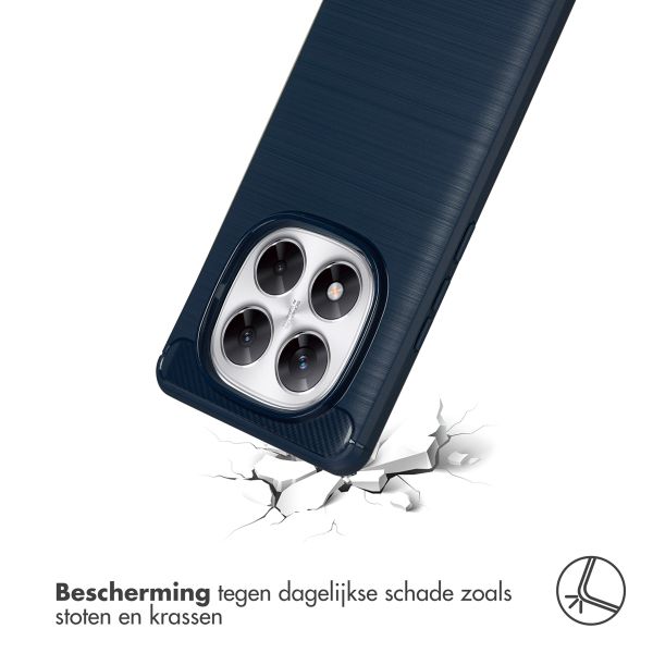 imoshion Brushed Backcover Xiaomi Poco X7 - Donkerblauw