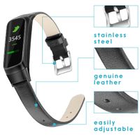 imoshion Echt lederen bandje Samsung Galaxy Fit - Zwart