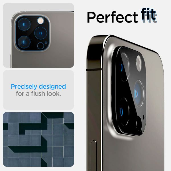 Spigen GLAStR Camera Protector Glas 2 Pack iPhone 14 Pro / 14 Pro Max - Zwart