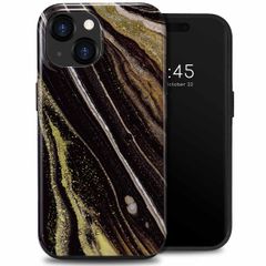 Selencia Vivid Tough Backcover iPhone 15  - Chic Marble