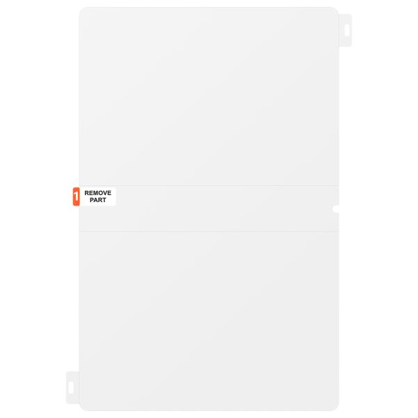 Samsung Originele Anti-Reflecting Screenprotector voor de Galaxy Tab S10 Plus / Tab S9 FE Plus / Tab S9 Plus - Transparant