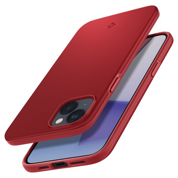 Spigen Thin Fit Backcover iPhone 14 Plus - Rood