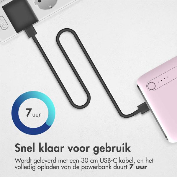 imoshion Powerbank - 27.000 mAh - Quick Charge en Power Delivery - Roze