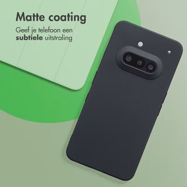 imoshion Color Backcover Nothing Phone (3a) - Zwart