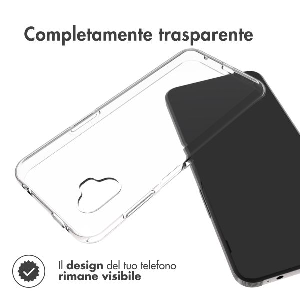 Accezz Clear Backcover Samsung Galaxy Xcover 6 Pro - Transparant