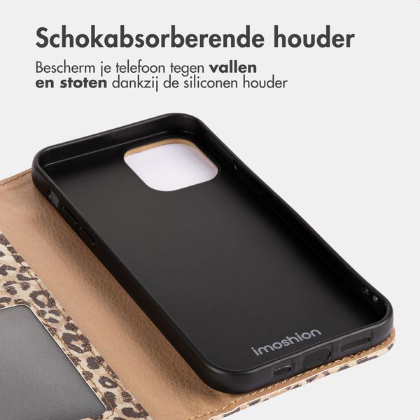 imoshion Design Bookcase Apple iPhone 12 (Pro) - Leopard Mood