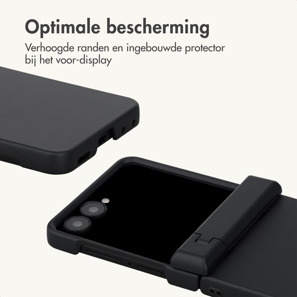 imoshion Color Backcover met Stand Samsung Galaxy Z Flip 8 - Zwart