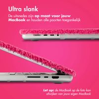 imoshion Teddy Hard Cover Apple MacBook Air 13 inch (2022 / 2024 M3 chip / 2025 M4 chip) - Hot Pink