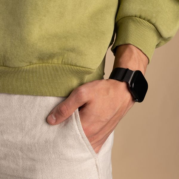 imoshion Milanees magnetisch bandje  - Universeel 22 mm aansluiting - Zwart