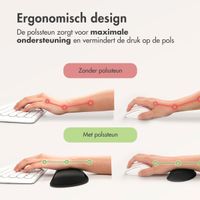 imoshion Ergonomische Polssteun - voor Toetsenbord en Muis - Zwart