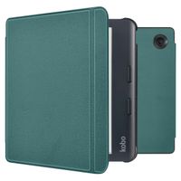 imoshion Slim Hard Case Bookcase Kobo Libra Colour - Donkergroen