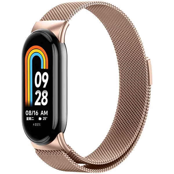 imoshion Milanees magnetisch bandje Xiaomi Smart Band 8 / 9 - Rosé Goud