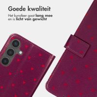 imoshion Design Bookcase Samsung Galaxy S25 FE - Crush Check Coral Dust
