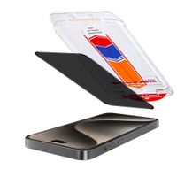Accezz Gehard Glas Privacy Screenprotector + Applicator Apple iPhone 16 Plus / 15 Plus
