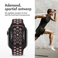 imoshion Sport⁺ bandje Apple Watch Series 1 t/m 9 / SE (38/40/41 mm) | Series 10 / 11 (42 mm) - Maat M/L - Black Pink
