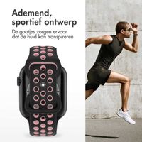 imoshion Sport⁺ bandje Apple Watch Series 1 t/m 9 / SE (38/40/41 mm) | Series 10 (42 mm) - Maat M/L - Black Pink