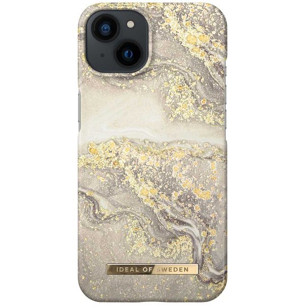 iDeal of Sweden Fashion Backcover iPhone 14 - Sparkle Greige Marble