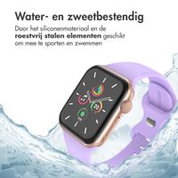 imoshion Siliconen⁺ bandje Apple Watch Series 1 t/m 10 / SE / Ultra (2) (44/45/46/49 mm) - Lilac - Maat M/L