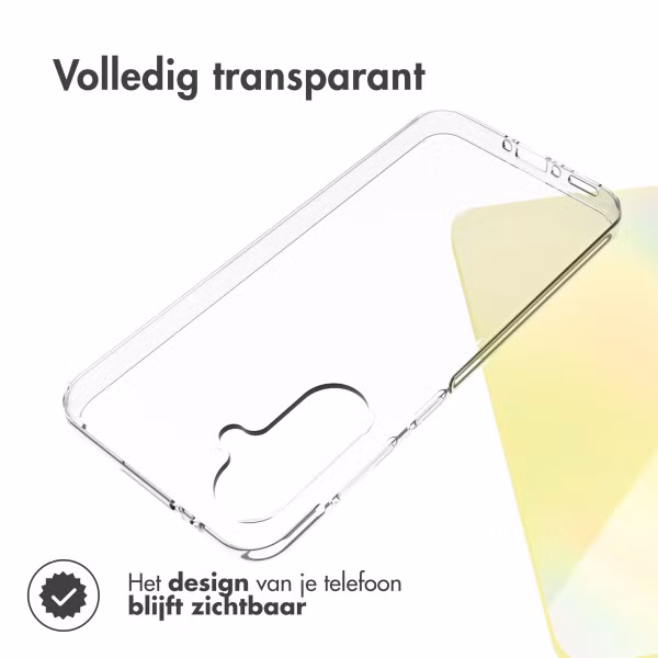 Accezz Clear Backcover Samsung Galaxy A36 - Transparant