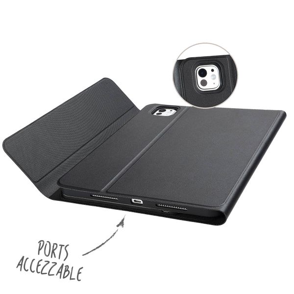 Accezz Bluetooth Keyboard Book Case Apple iPad Pro 11 (2025) M5 / (2024) M4 - QWERTY / NL - Black