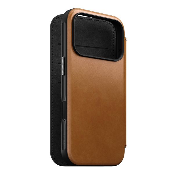 Nomad Modern Leather FolioBookcase Apple iPhone 17 Pro - English Tan