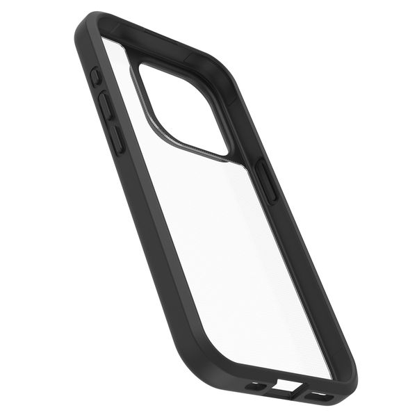OtterBox React Backcover Apple iPhone 15 Pro - Transparant / Zwart