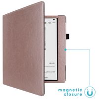 imoshion Vegan Leather Bookcase Kobo Elipsa 2E - Rosé Goud