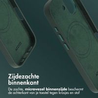 Accezz MagSafe Leather Backcover Apple iPhone 17 - Cedar Green