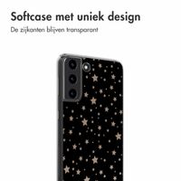 imoshion Design hoesje Samsung Galaxy S22 - Stars Beige Reverse