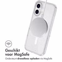 imoshion Sparkle Backcover met MagSafe Apple iPhone 17 - Transparant